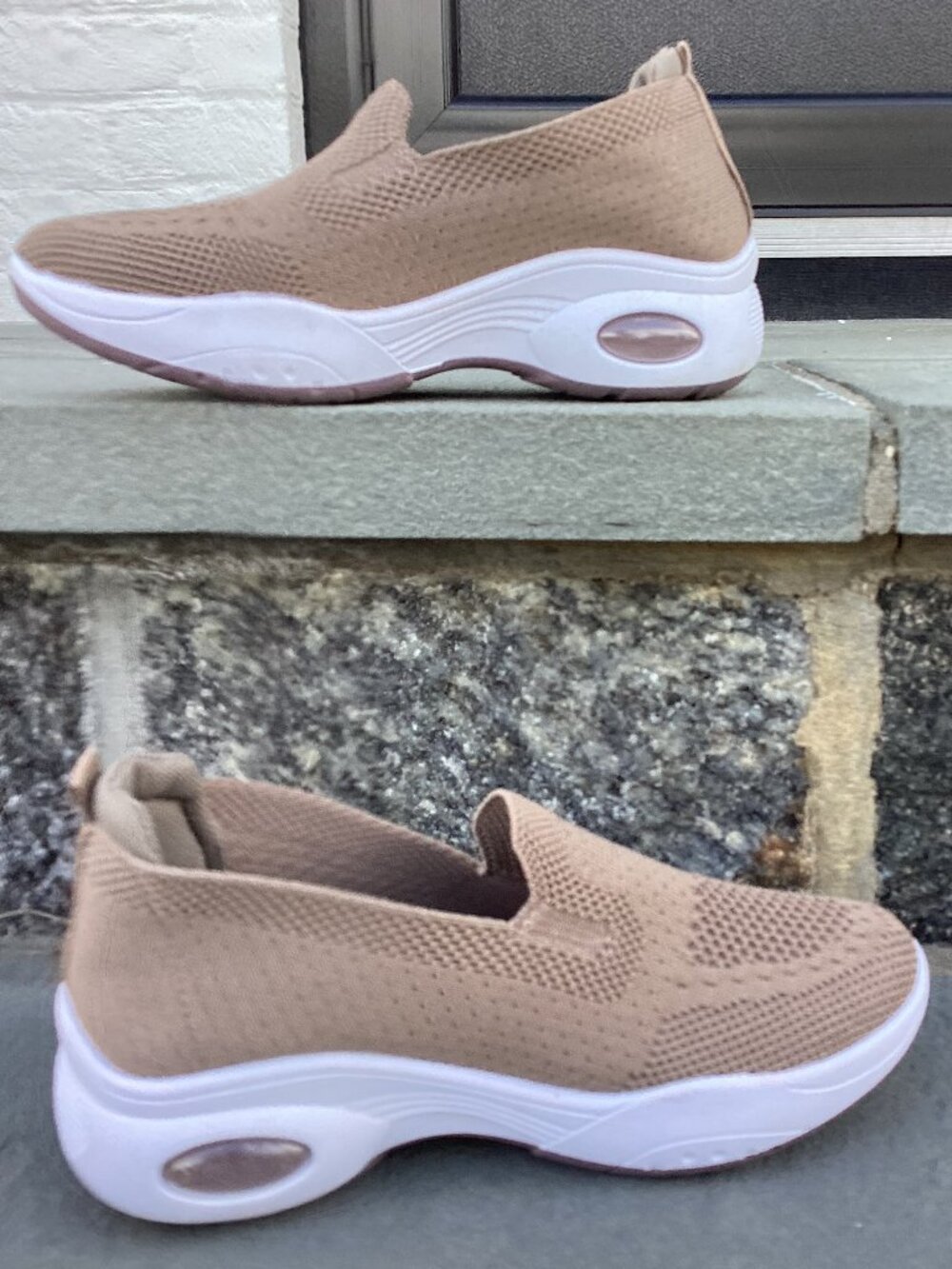 Slip-On Sneakers, Easy, Casual, Women's Size 7